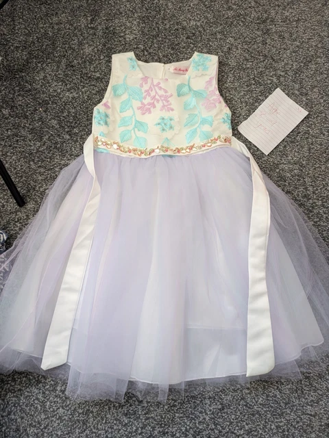 couture princess dresses tk maxx Tk maxx Couture Princess White Tu Tu Layer Gold Party Dress 5 Years