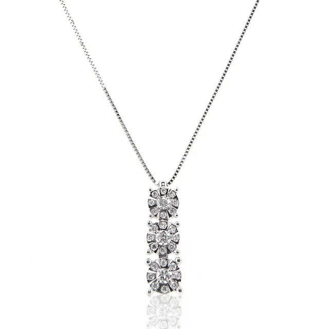 Orecchini A Fiore In Oro Giallo 9ct Con Rubino 0.58ct E Diamanti, Gemondo