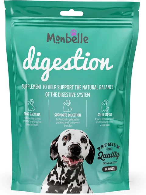 Picture of MONBELLE - DIGESTION, Digestive Health Support for Dogs, Helps 60 ...