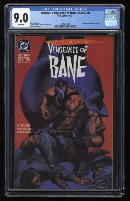 Batman: Vengeance of Bane Special #1 CGC VF/NM 9.0 DC Comics 1993 Batman: Vengeance of Bane Special #1 CGC VF/NM 9.0 DC Comics 1993