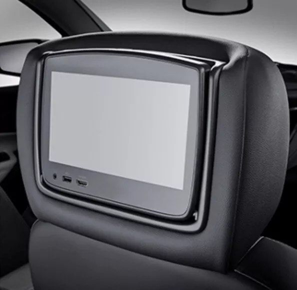 2018 Chevrolet Equinox Rear Seat Headrest DVD System Brown Leather 84576150 OEM
