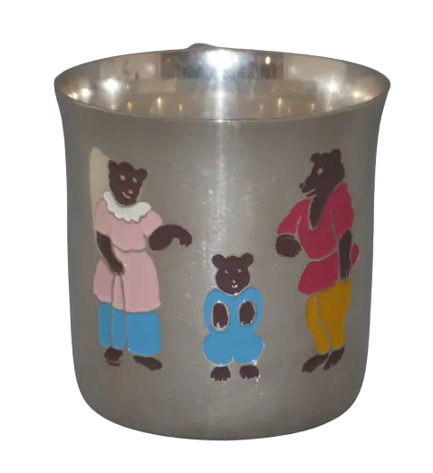 Tiffany And Co Sterling Silver Baby Child Cup The Three Bears
