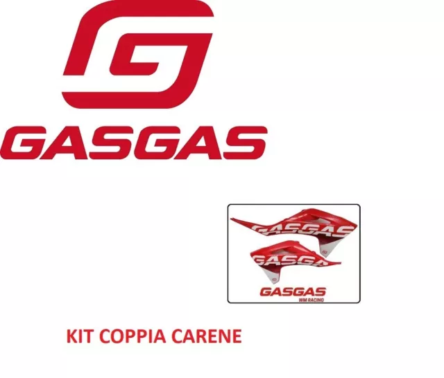Gas Gas Kit Plastiche Carene Rosso Motocross COPPIA CARENA ORIGINALE