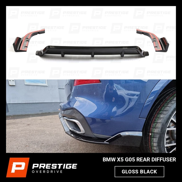 BMW G05 X5 M Style Aero Body Kit Rear Diffuser Gloss Black £169.99 ...