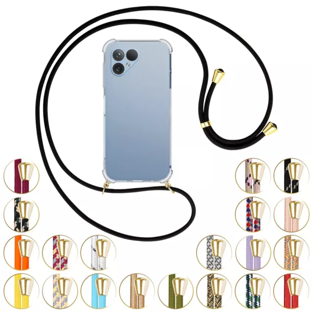 Collier (O) pour Fairphone 5 (6.46'') Coque avec cordon Etui Case Couverture