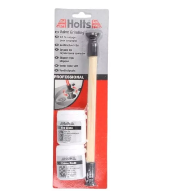 Holts Set Valve Affûtage Pâte pour Meuler 70g + Outil Einschleifset 2