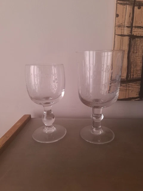 Lot De 2 Grands Verres À Cocktail G&T À Pied Court En Cristal - Passe Lot De 2 Grands Verres À Cocktail G&T À Pied Court En Cristal - Passe
