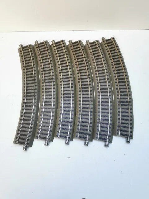 R07 - ROCO GEOLINE - Lot de 6 rails courbes - R3 61123 - HO