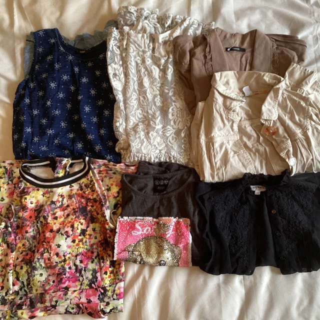 Girls clothes small bundle age 11-12 zara george river Island X 7 Items