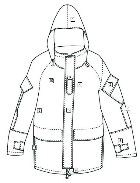 MEDIUM Tru-Spec ECWCS Gen II Cold Wet Weather Parka Jacket Multicam OCP 3