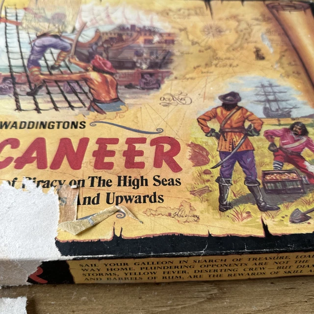 VINTAGE BUCCANEER BOARD Game By Waddingtons Dated 1971 £15.84 - PicClick UK