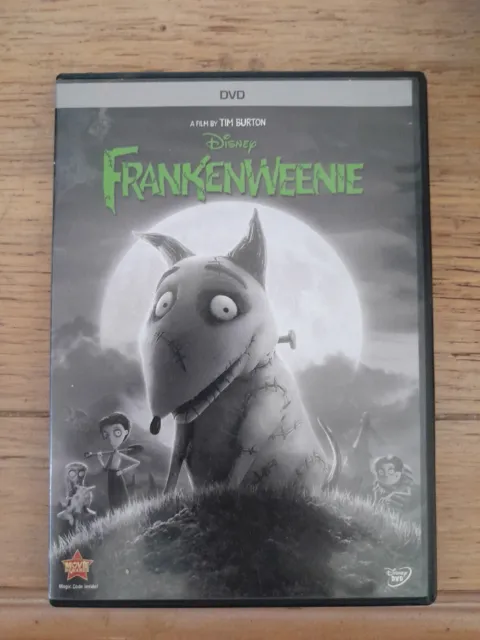 Tim Burton's Frankenweenie (DVD, 2012) Disney, Rated PG, Black & White