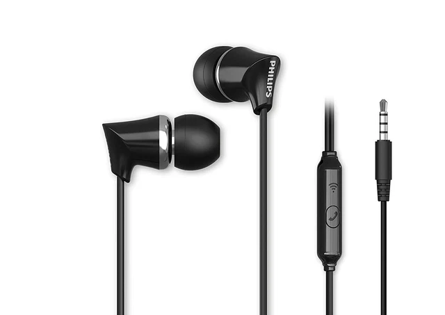PHILIPS Audio TAE1136 Écouteurs intra-auriculaires filaires avec micro,...