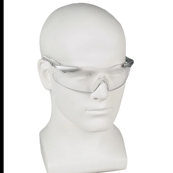 Smith & Wesson 19961 Safety Glasses, Wraparound Clear Polycarbonate Lens, 3