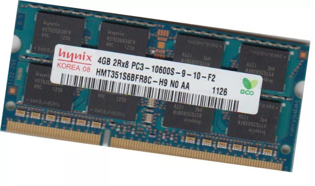 Hynix 4Gb Sodimm 1333Mhz RAM Mémoire HMT351S6BFR8C Pc-10600s DDR3 204PIN
