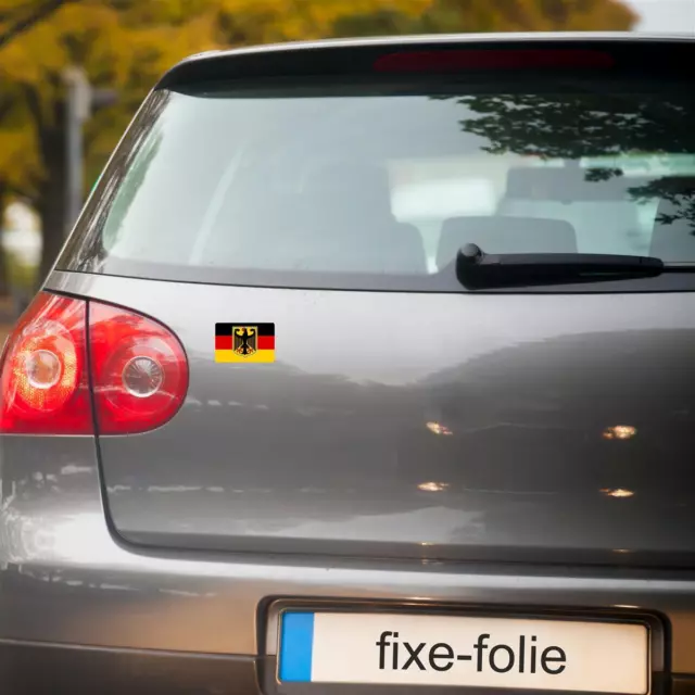 10 Stück Flaggen Aufkleber Deutschland Bundesadler Germany Adler 3