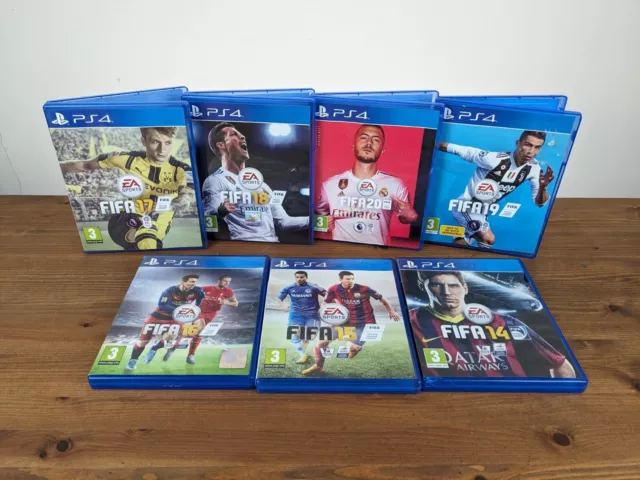 7 x FIFA Game Bundle - PS4 Sony Playstation 4 -GET FAST- 20 19 18 17 16 Football