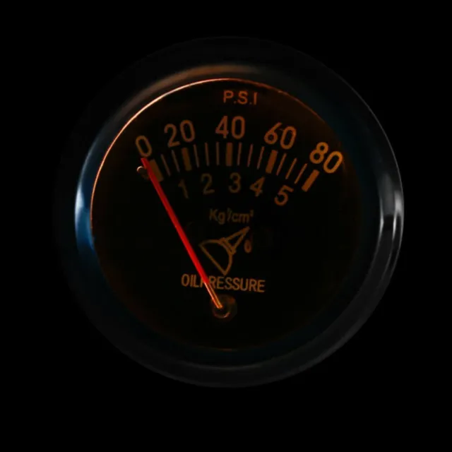 Misuratore di pressione olio auto con gamma 0 80 PSI garantisce un monitoraggio preciso