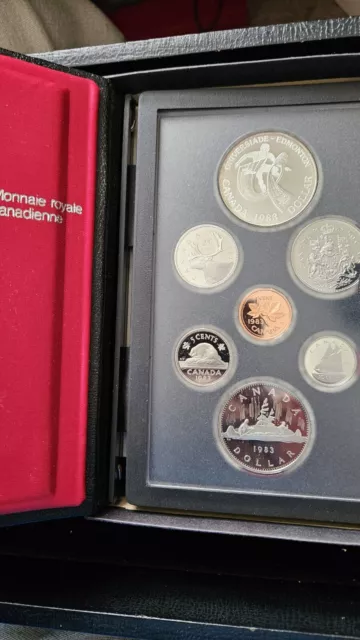 1988 Royal Canadian Mint Proof Set w/ case, box