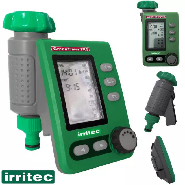 Irritec CENTRALINA IRRIGAZIONE PROGRAMMATORE TIMER A BATTERIA DA RUBINETTO