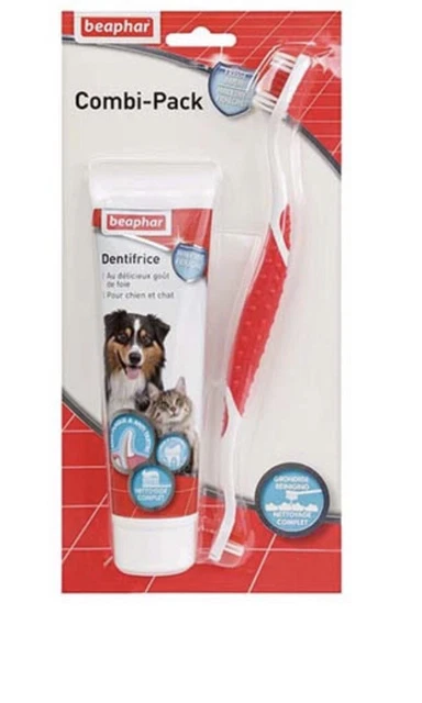 Beaphar Paq . -combi para Perro Y Gato : Pasta + Cepillo De Dientes