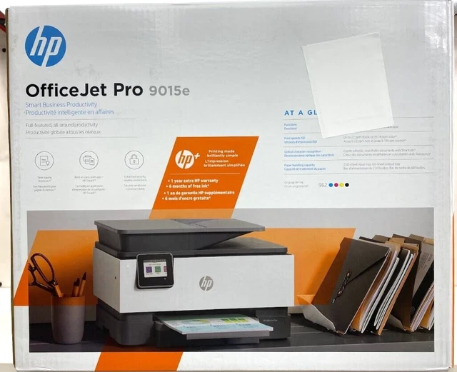 HP OFFICEJET PRO 9015e Wireless Color AllinOne Printer BRAND NEW 198