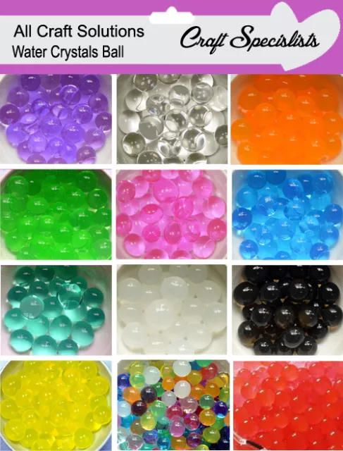 1000 Water Expanding Aqua Soil Crystal Gel Ball Beads Wedding