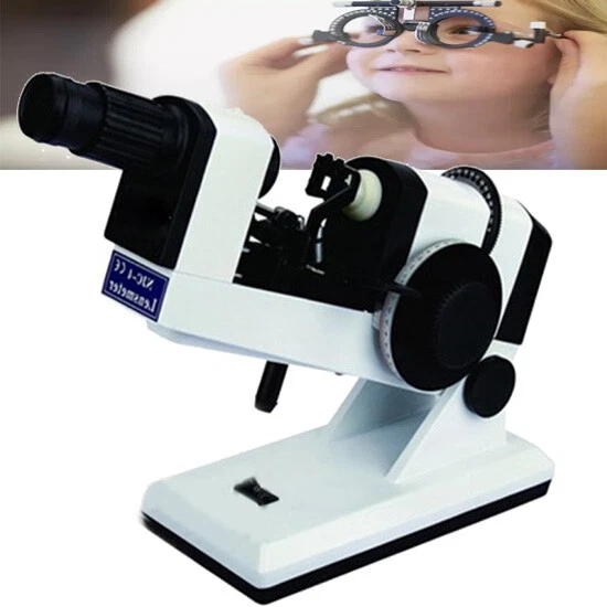 Manual Lensmeter Lens Tester Focimeter Optometry Machine 220/110V 1--180º