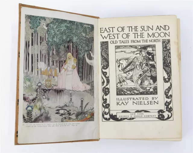East of the Sun & West of the Moon Kay Nielsen Plates Rebound in 1920s Nice Copy