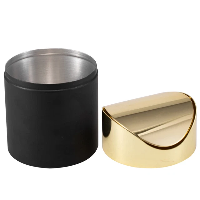 Desktop bidone della spazzatura in acciaio inox bidone della spazzatura in acciaio inox tavolo da pranzo