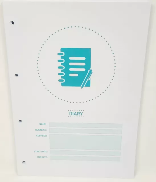 Safer Food Better Business for Caterers 18 Month Diary Manual 2024 Hole Punched