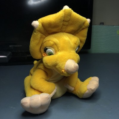 yellow dinosaur plush