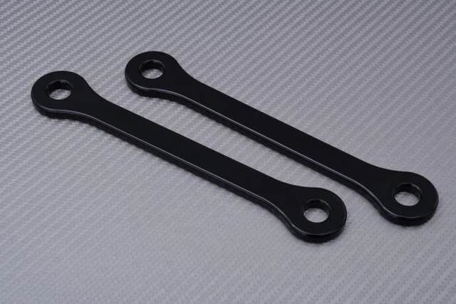 Kit Biellettes D'abaissement Pour Suzuki GSXR 600 (1997-2005) - 1,5 Pouce (environ 38 Mm) - Argent Anodisé - Pour Baisser La Moto, Meilleur Contrôle - 6