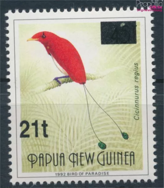 Briefmarken Papua-Neuguinea 1995 Mi 746II II, Aufdruck fett, Wertangabe T (10128