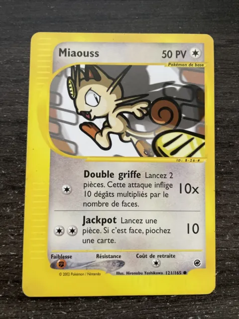 Miaouss Commune - Pokemon 121/165 Expedition Proche Du Neuf Fr