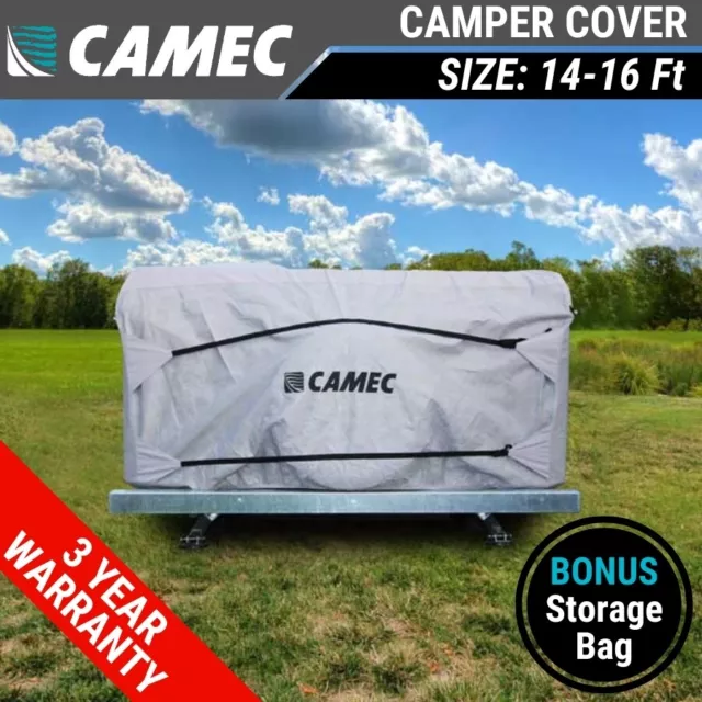 Camec 14-16 ft Camper Trailer Cover 4.3-4.8m fits Jayco Swan, Flamingo & Penguin