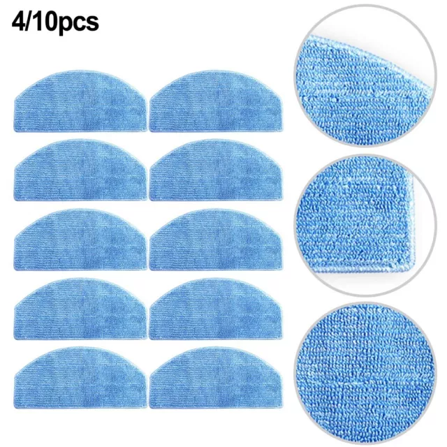 High Quality Mop Rags Accessories For Ecovacs Winbot W1 / W1 Pro Window  Vacuum Cleaner Spare Parts Mop Cloth Replacement Kits