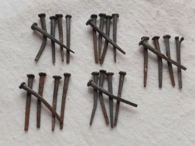 25 Pieces/ 200+ YEARS OLD! 1-1/4 (1.25) Nails