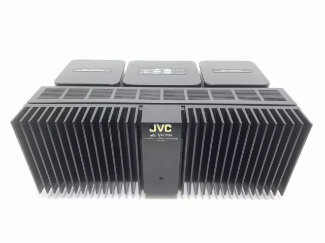 JVC VICTOR M-3030 Stereo Power Amplifier 200W RMS Vintage 1977 Work Good Look