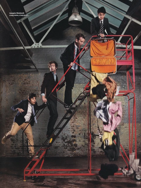 Vampire Weekend, 2010 Photo Shoot - A4 Mini Poster/Magazine Clipping