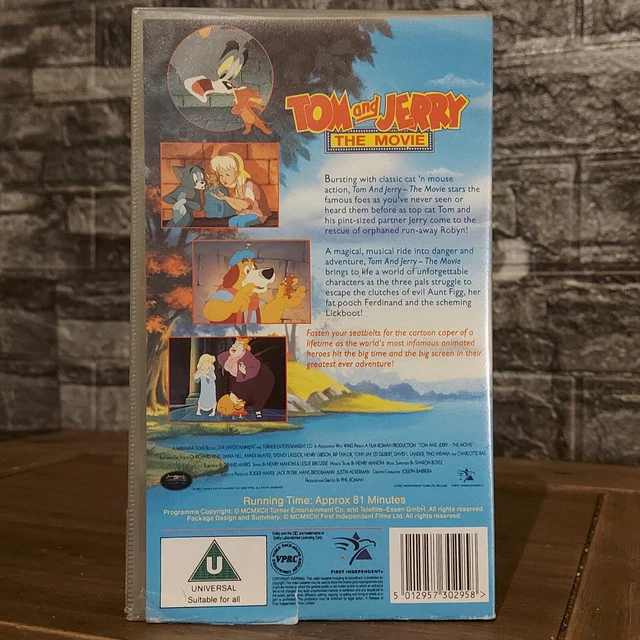 SCOOBY DOO AND the cyber chase + Tom And Jerry The Movie Vhs Bundle