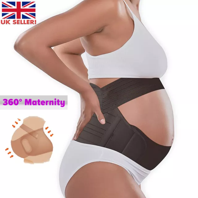 UK Pregnancy Support Belt Maternity Postpartum Band Relieve Back Pelvic Hip Pain