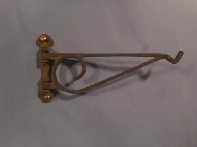 2 Antique/Vintage Wall Brackets Swivel Swing Arm Hook Cast Iron Plants 9-1/2"