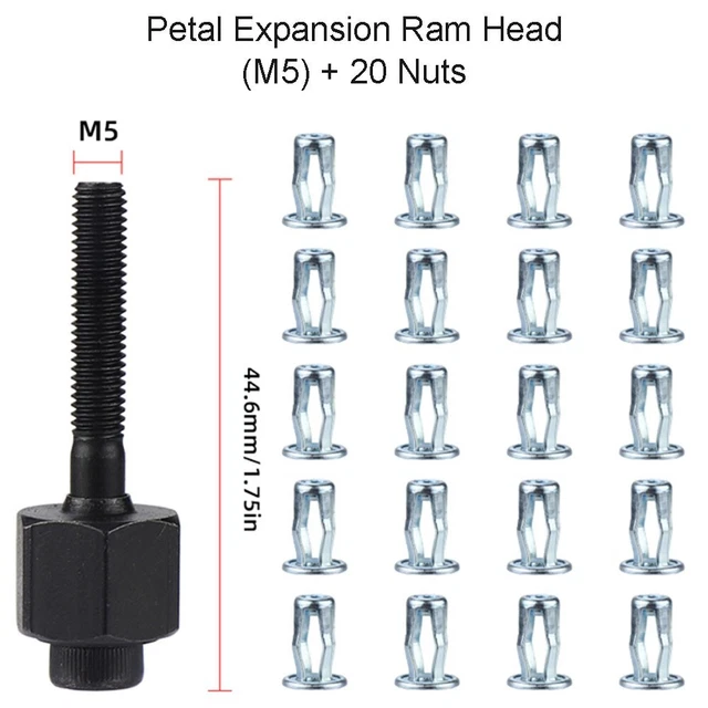 Set rivetto in acciaio inox di alta qualità per dadi per vite in metallo auto 2
