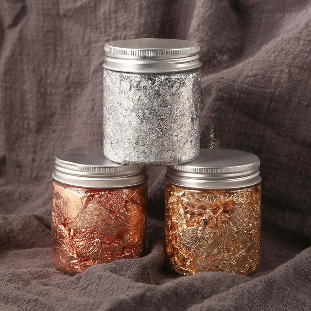 3 cajas de pigmento arte en uñas calcomanías de decoración de lámina de uñas lentejuelas para pintura de resina