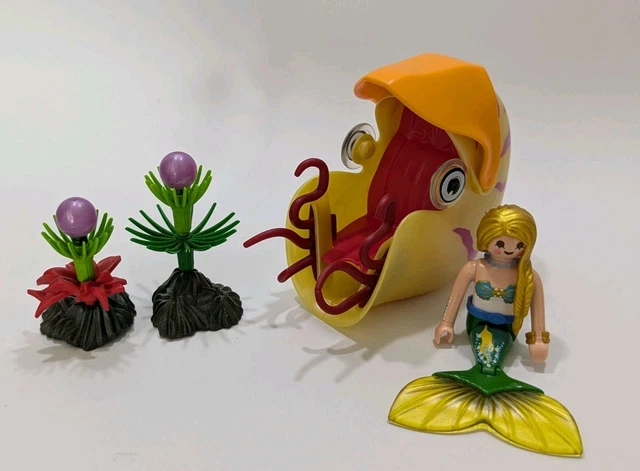 Playmobil Meerjungfrau – Monde Sous-marin Nixe Magic – Figurines 627 & 628 – Occasion – Allemagne