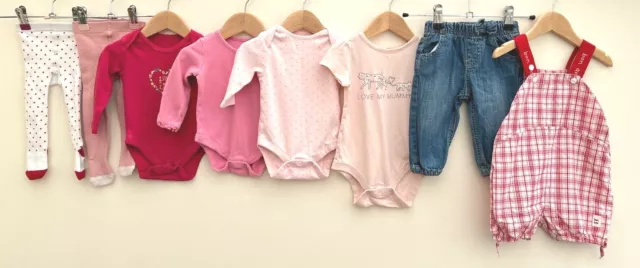 Baby Girls Bundle Of Clothing Age 3-6 Months Mothercare Gap Next