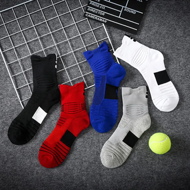 Anti-slip Thicken Towel Men's Socks Sport Professional Basketball Sock Cotton US
