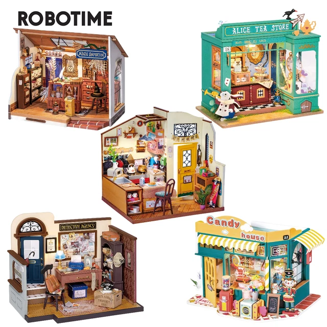 Rolife DIY Book Nook Stories in Books Series Wooden 1:24 Doll House Kit Toy  Gift