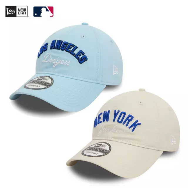 New Era MLB 9Twent Cap NY Yankees LA Dodgers Wordmark Ohne Verstärkung Neu